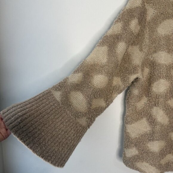 Rosie Neira Anthropologie Sweater Cardigan Chunky Women’s Sz L Boho Jacket - Picture 4 of 9